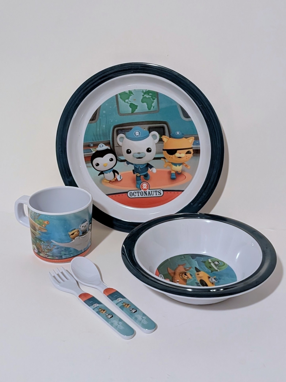Octonauts 5 Pc Mealtime Feeding Set for Kids and Toddlers